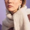 Agna-Musterpullover Ecru