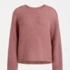 Agna-Musterpullover in Rosewood