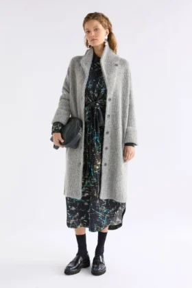 Aleph Longline-Strickjacke