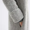 Aleph Longline-Strickjacke