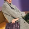 Aleph Longline-Strickjacke