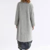 Aleph Longline-Strickjacke