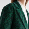 Altes Jacke Grün Sinda-Print