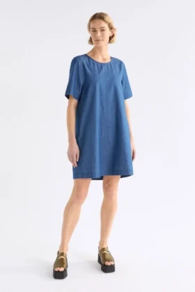 Denim Honnor-Kleid