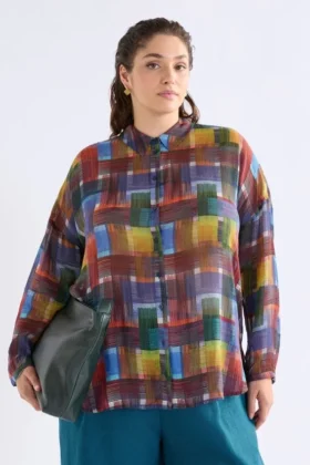 Eir Sheer Shirt mit Elbrus-Print