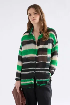 Eir Sheer Shirt mit Saillte-Print