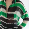 Eir Sheer Shirt mit Saillte-Print