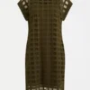Grid Burnout-Kleid