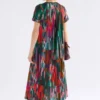 Haki-Kleid mit Mella-Print