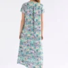Haki-Kleid mit Schachmuster