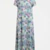 Haki-Kleid mit Schachmuster