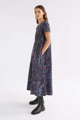 Haki-Kleid mit Tola-Print