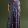 Haki-Kleid mit Tola-Print