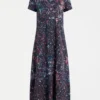 Haki-Kleid mit Tola-Print