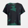 Haki-T-Shirt mit kurzen Ärmeln
