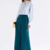 Ilona-Leinenhose in Peacock