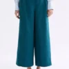 Ilona-Leinenhose in Peacock