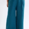 Ilona-Leinenhose in Peacock