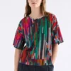 Kyla-T-Shirt mit Mella-Print