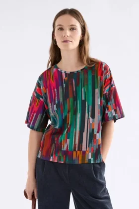 Kyla-T-Shirt mit Mella-Print