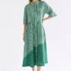 Langes Leinenkleid