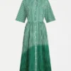 Langes Leinenkleid