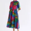 Leichtes Leinenkleid „Lind Print“