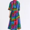 Leichtes Leinenkleid „Lind Print“