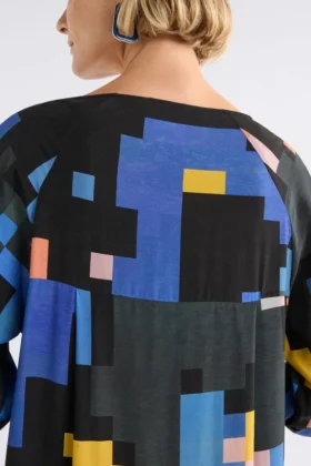 Malo-Kleid mit V-Ausschnitt