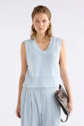Mikkel-Weste in Perlblau