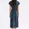 Minnen-Wickelkleid mit Tera-Print
