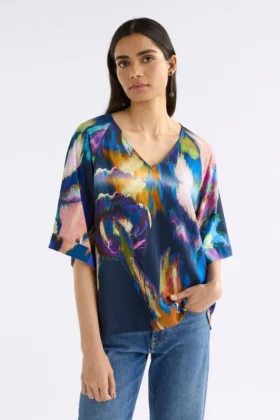 Moda-Top mit V-Ausschnitt