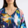 Moda-Top mit V-Ausschnitt