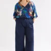 Moda-Top mit V-Ausschnitt