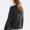 Nevis Merino-Pullover in Anthrazit