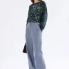 Noemi-Cordhose in Eisblau