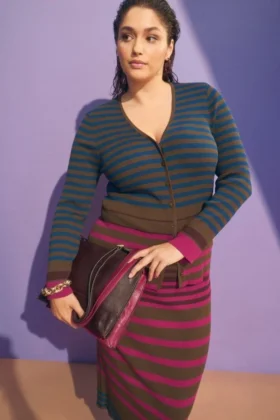 Pinto-Strickjacke