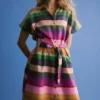 Tilko Leinen-Hemdkleid mit Lysbro-Print Tilko Leinen-Hemdkleid mit Lysbro-Print