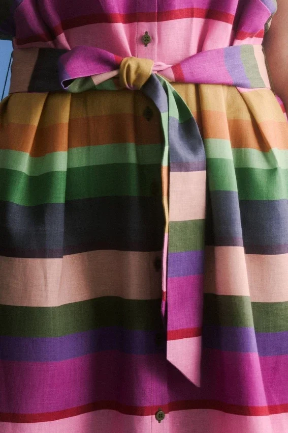 Tilko Leinen-Hemdkleid mit Lysbro-Print Tilko Leinen-Hemdkleid mit Lysbro-Print